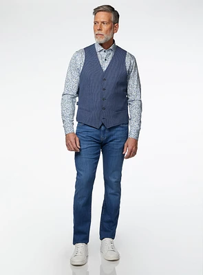 Veste en sergé texturée