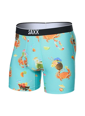 'Crab Cocktails' Print Boxer Underwear