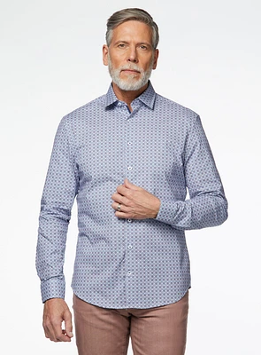 Blue Medallion Shirt