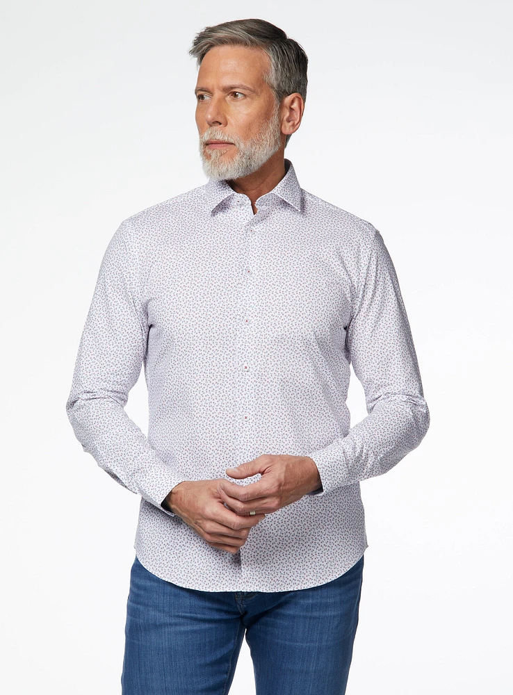Chemise à fleurs multiples
