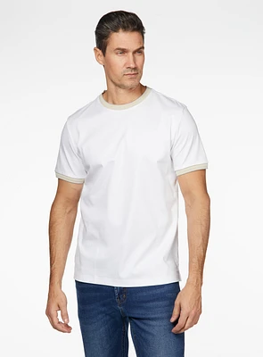 T-shirt en tricot blanc
