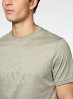 T-shirt à tissage texturé