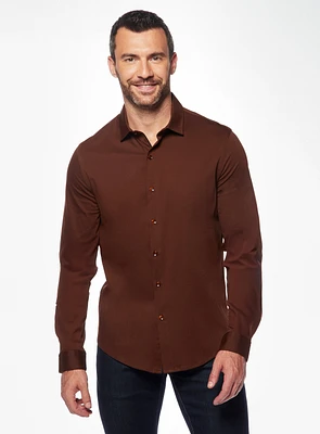 Chemise unie en jersey
