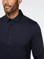 Chemise unie en jersey