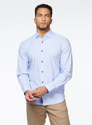 Paisley Print Stretch Shirt