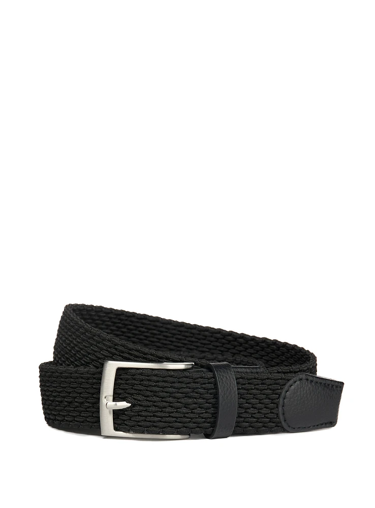 Black Braided Belt