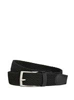 Black Braided Belt