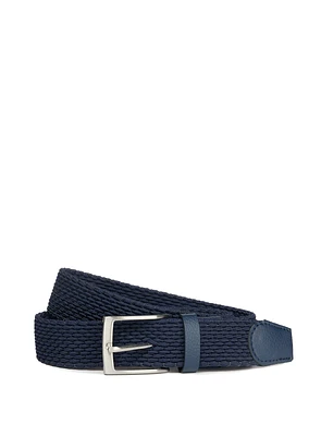 Navy Braided Belt