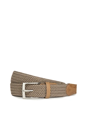 Beige Braided Belt