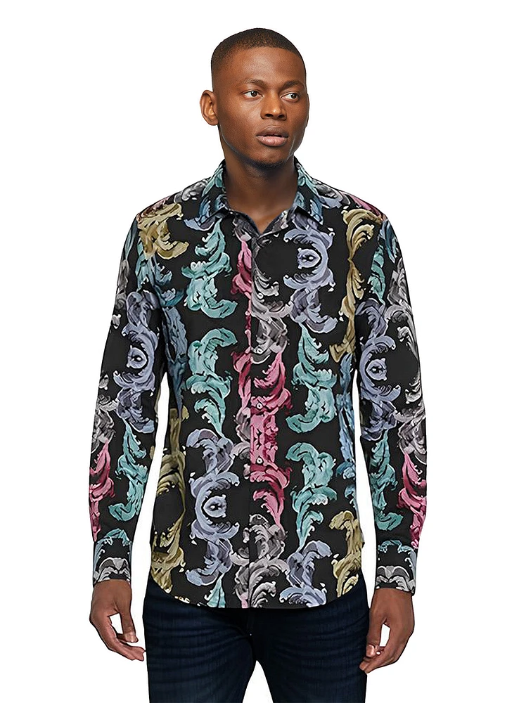 Abstract Print 'Balzars' Shirt