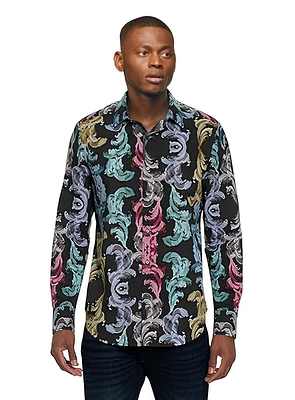 Abstract Print 'Balzars' Shirt