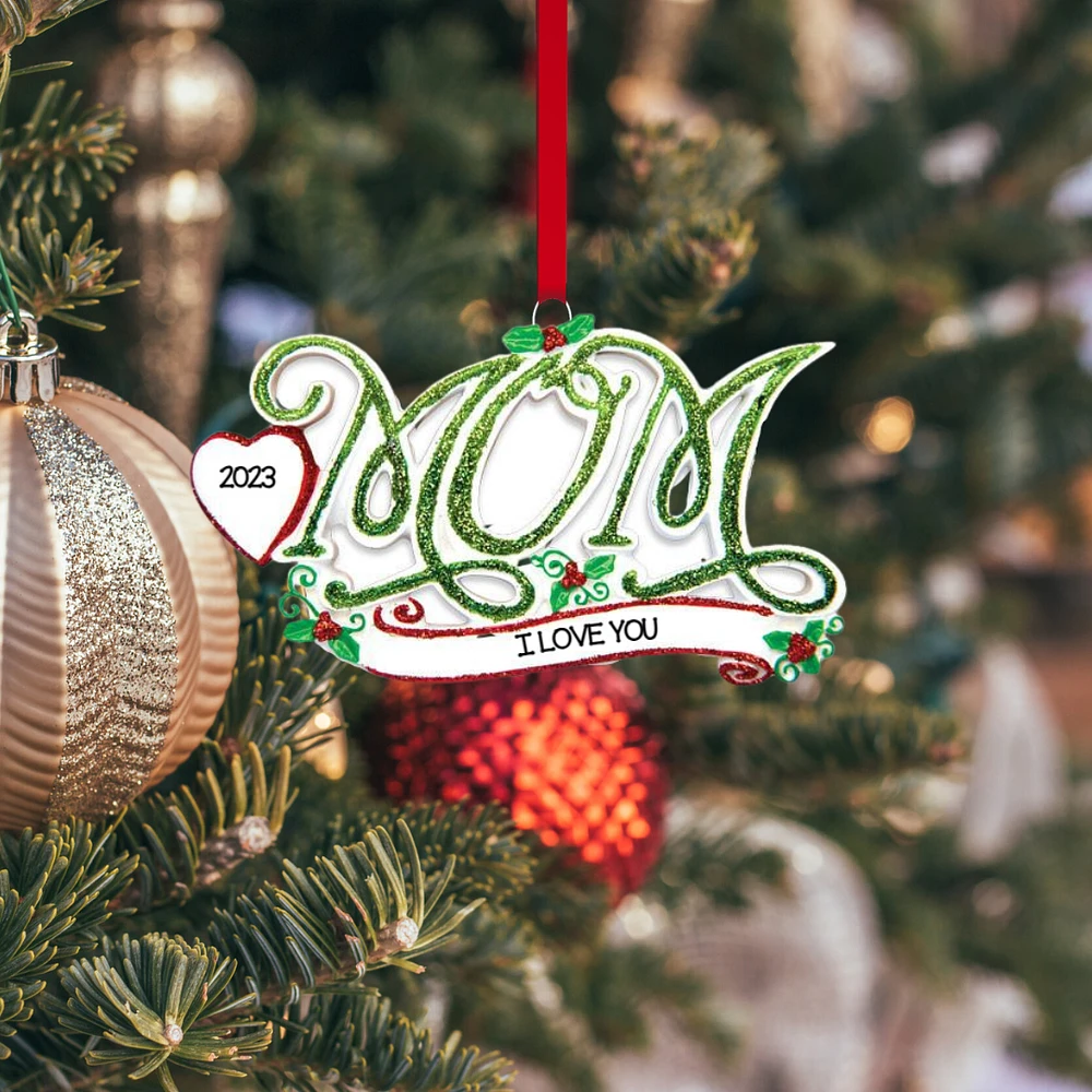 #1 Mom Ornament
