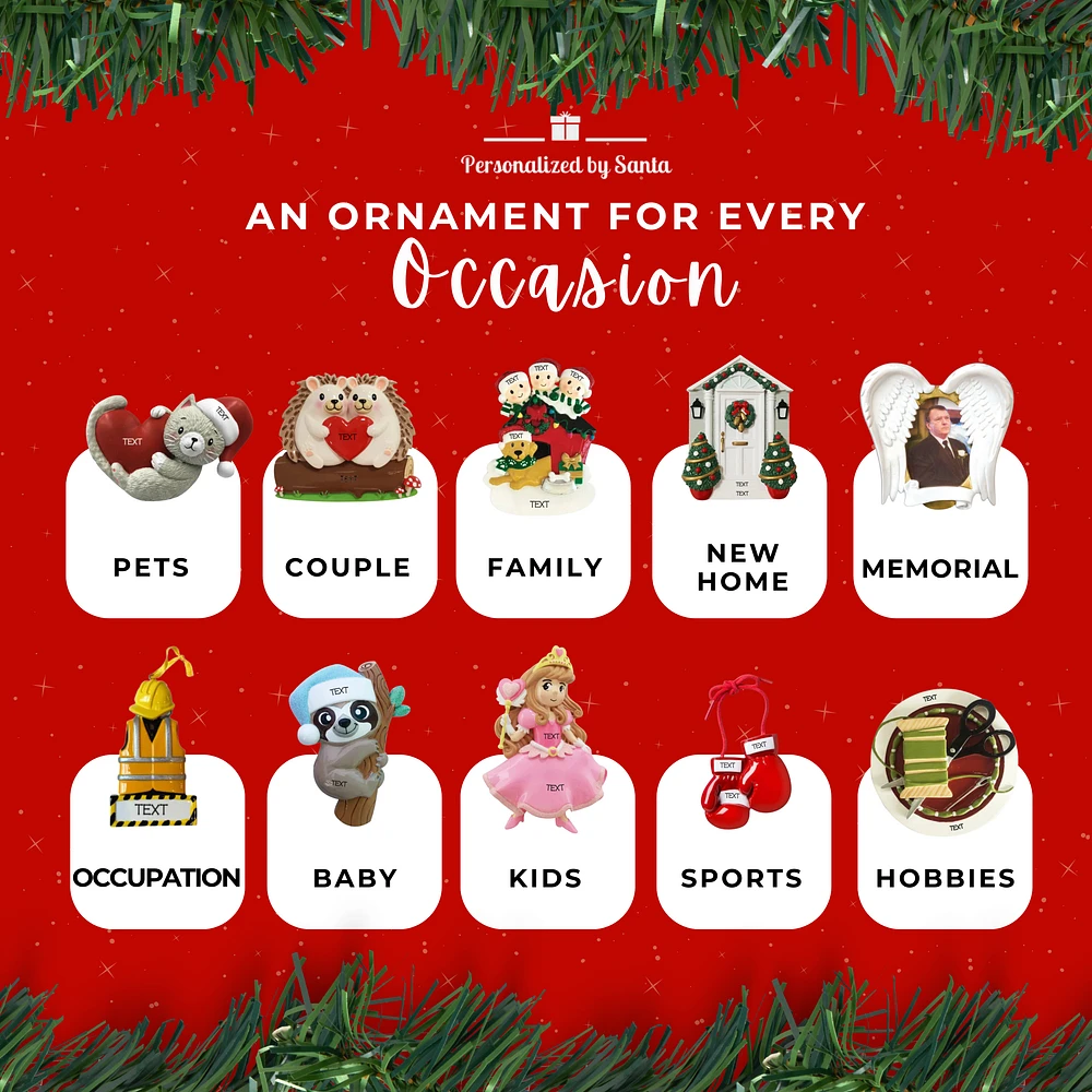 Polar Bear Family of Ornament