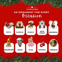 Polar Bear Family of Ornament