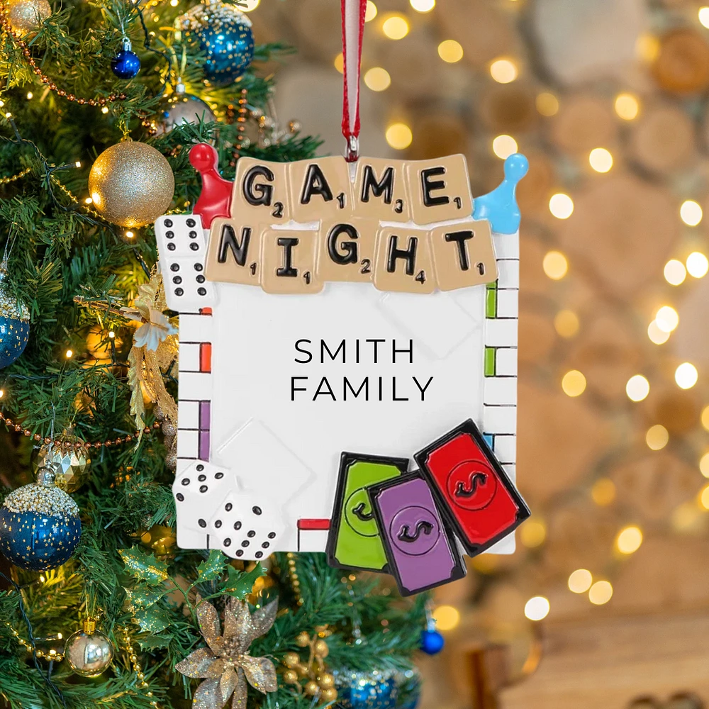 Board Game Night Ornament