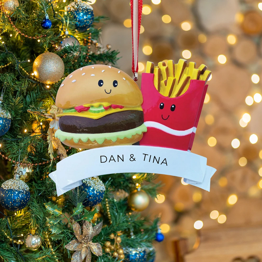Burger & Fries Ornament