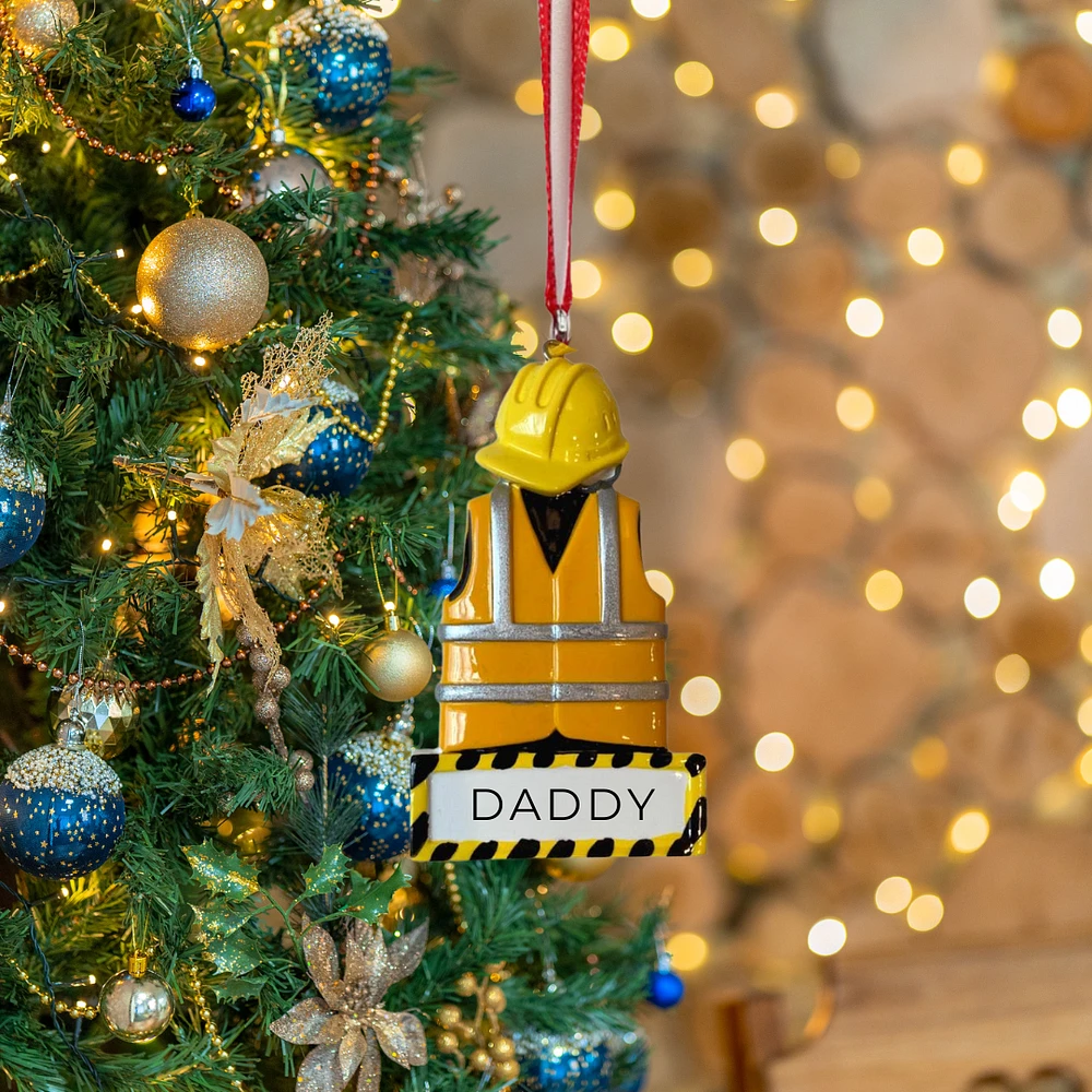 Construction Vest Ornament