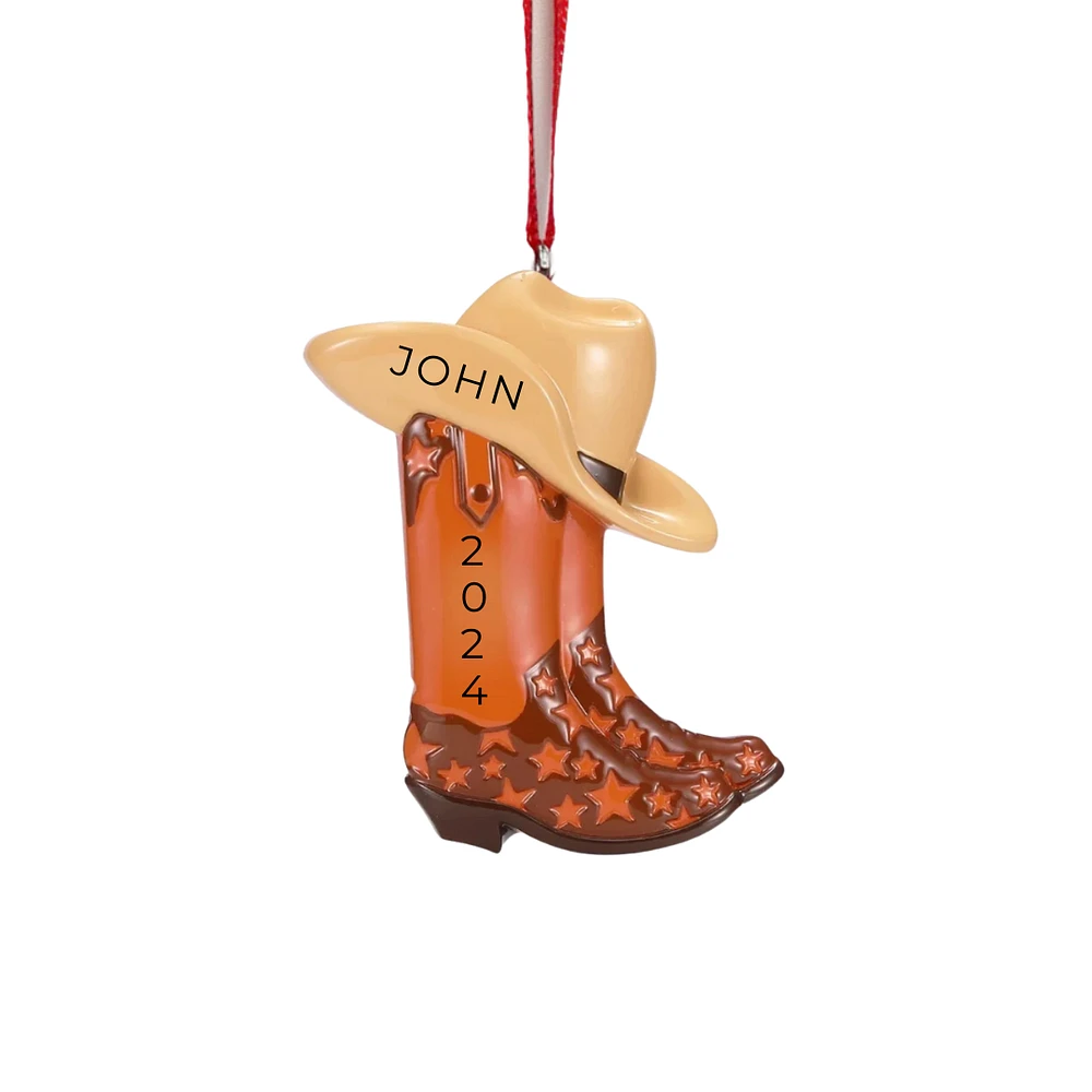 Cowboy Boot Ornament