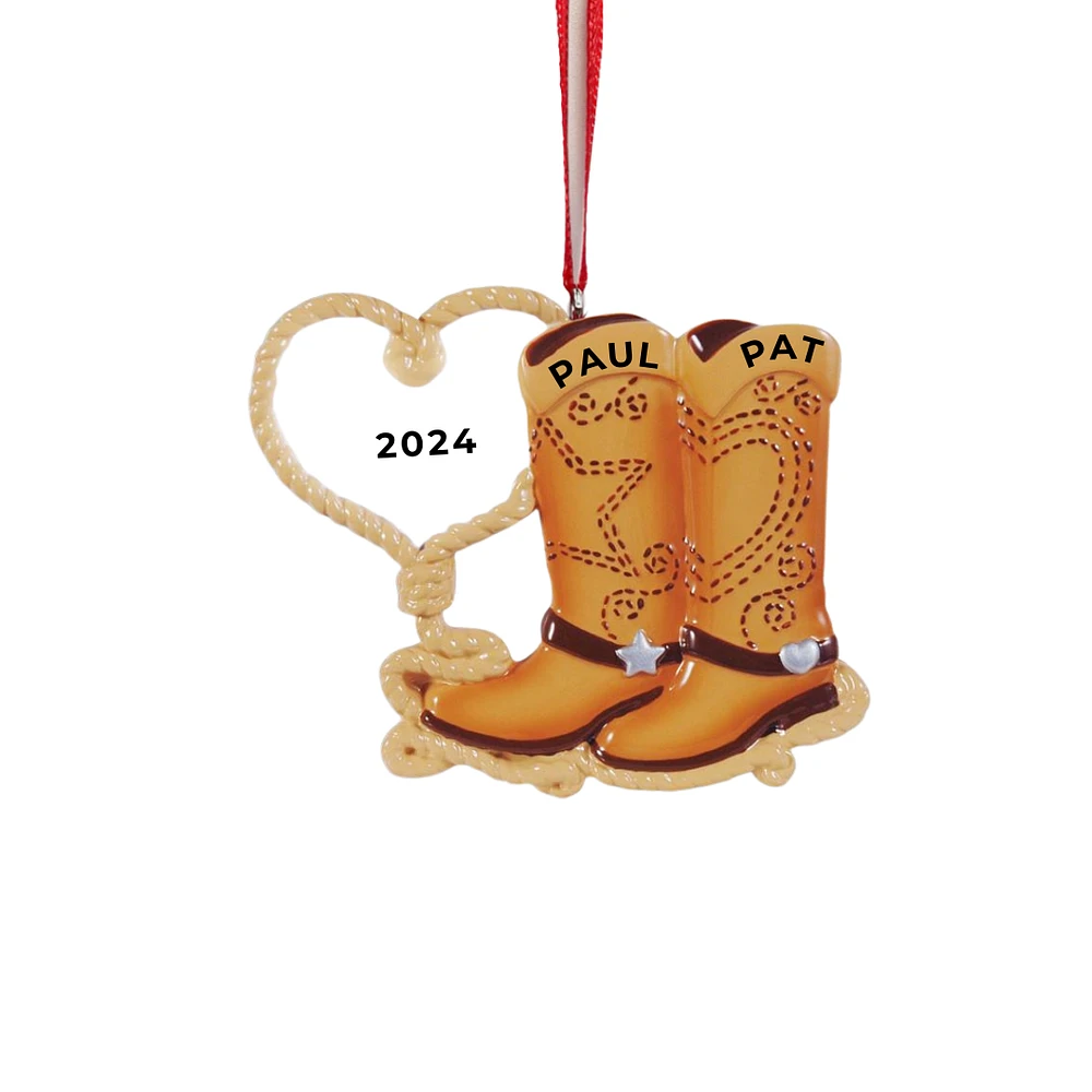 Cowboy Boots Ornament