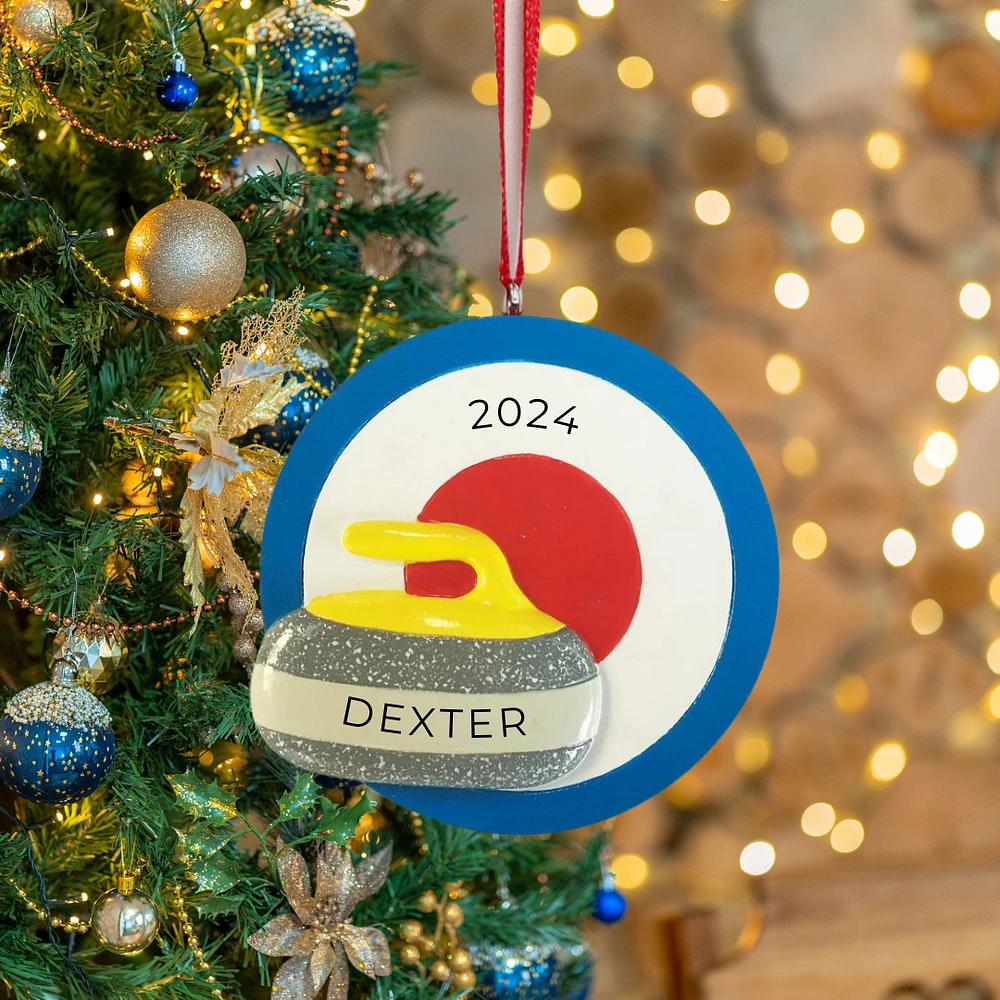 Curling Ornament