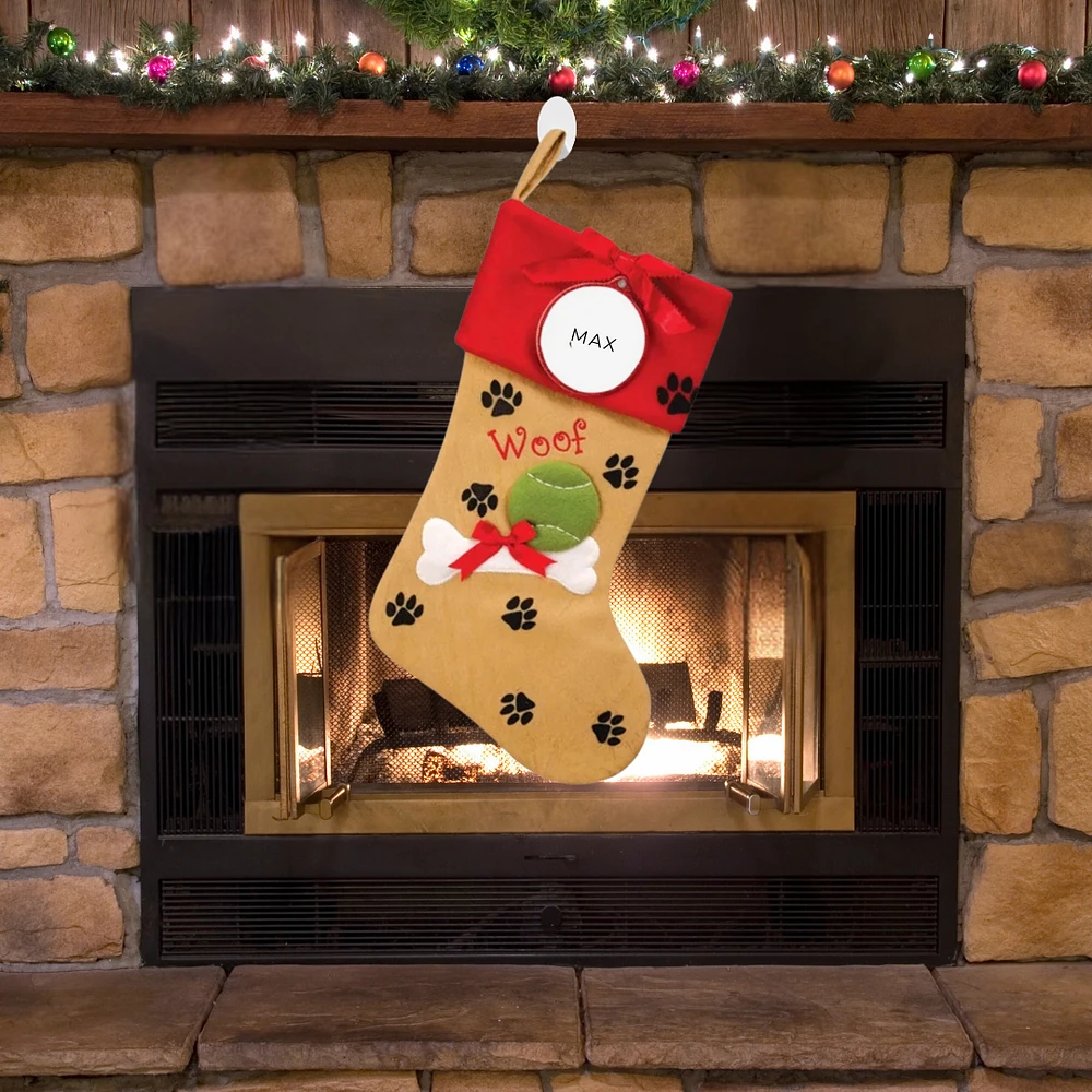 Doggie Paws Personalized Stocking