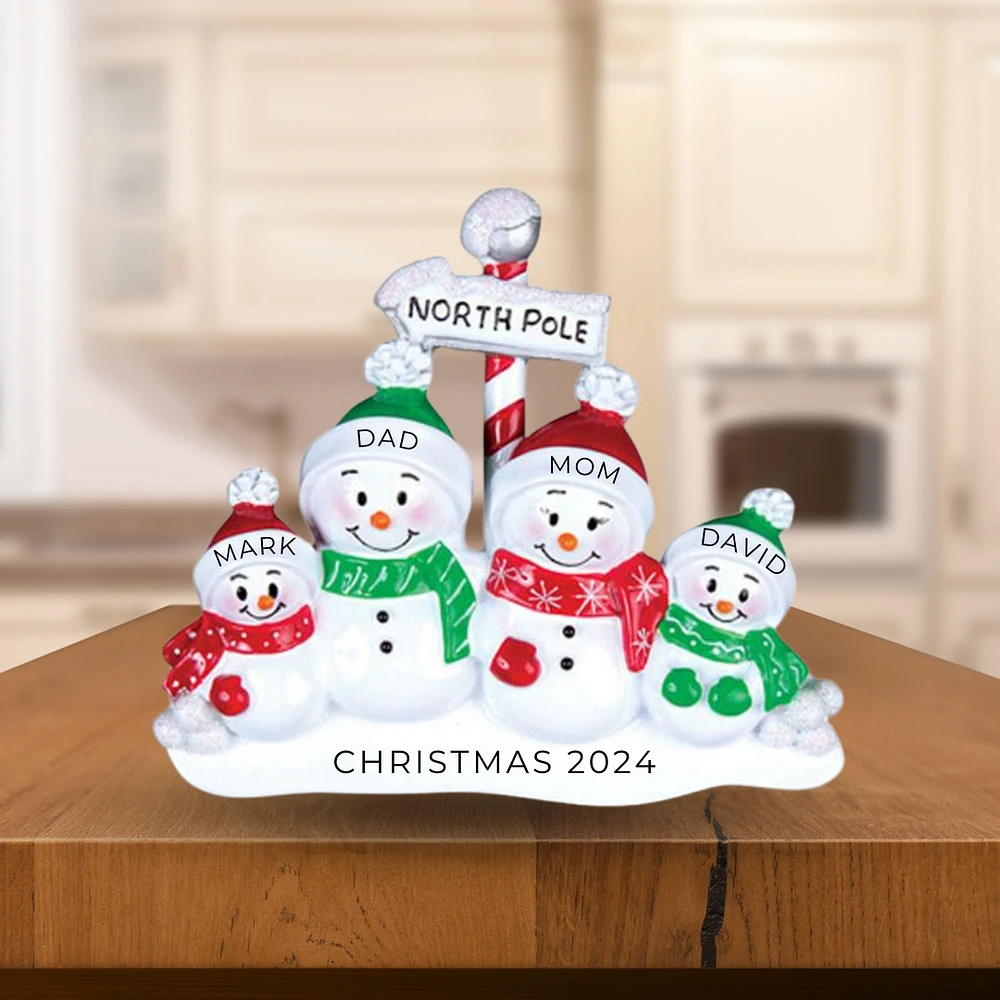 Northpole Family of - Table Topper Stand Decoration