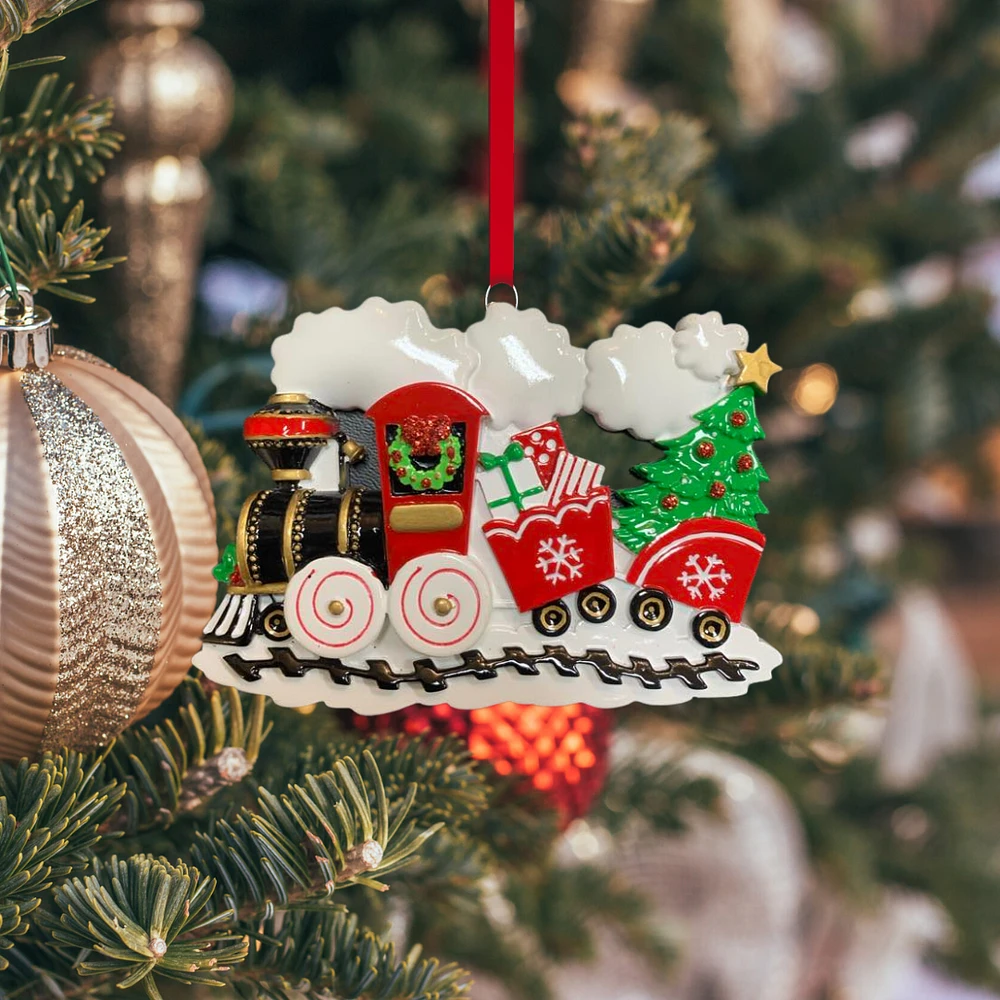 Festive Train Ornament