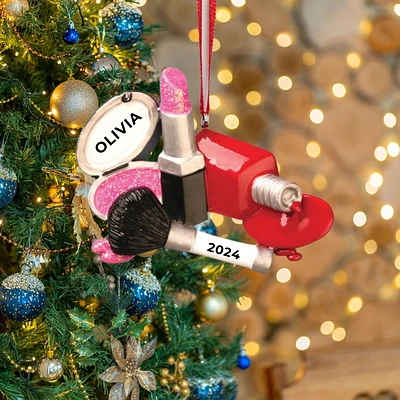 I love Makeup-Nail Polish Ornament