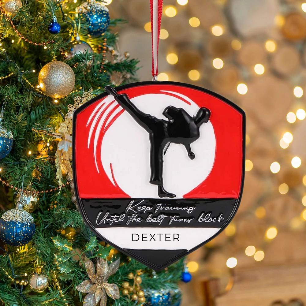 Martial Arts Badge Ornament