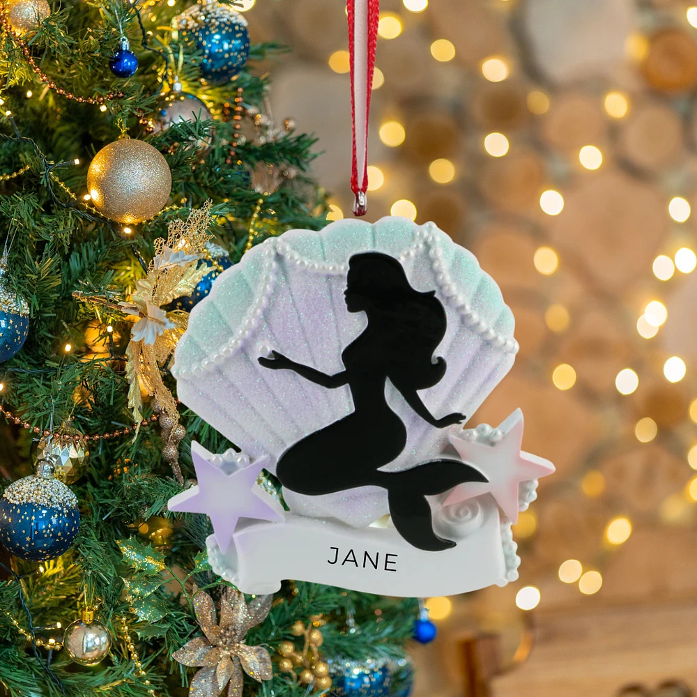Mermaid Silhouette Ornament