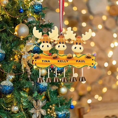 Moose Family of 3 Ornament