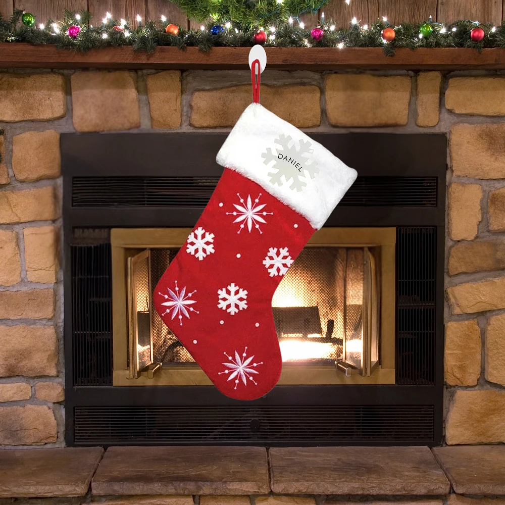 New Snowflake Stocking