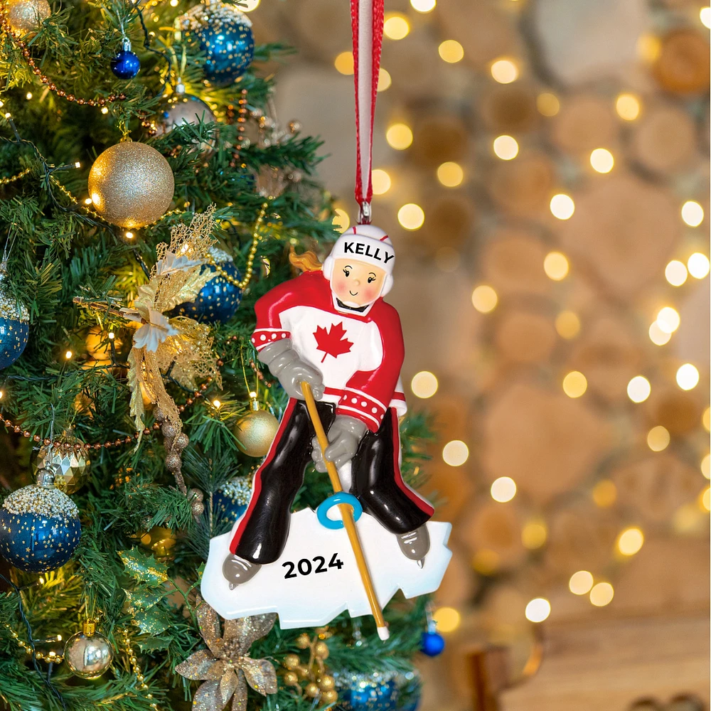 Ringette Ornament