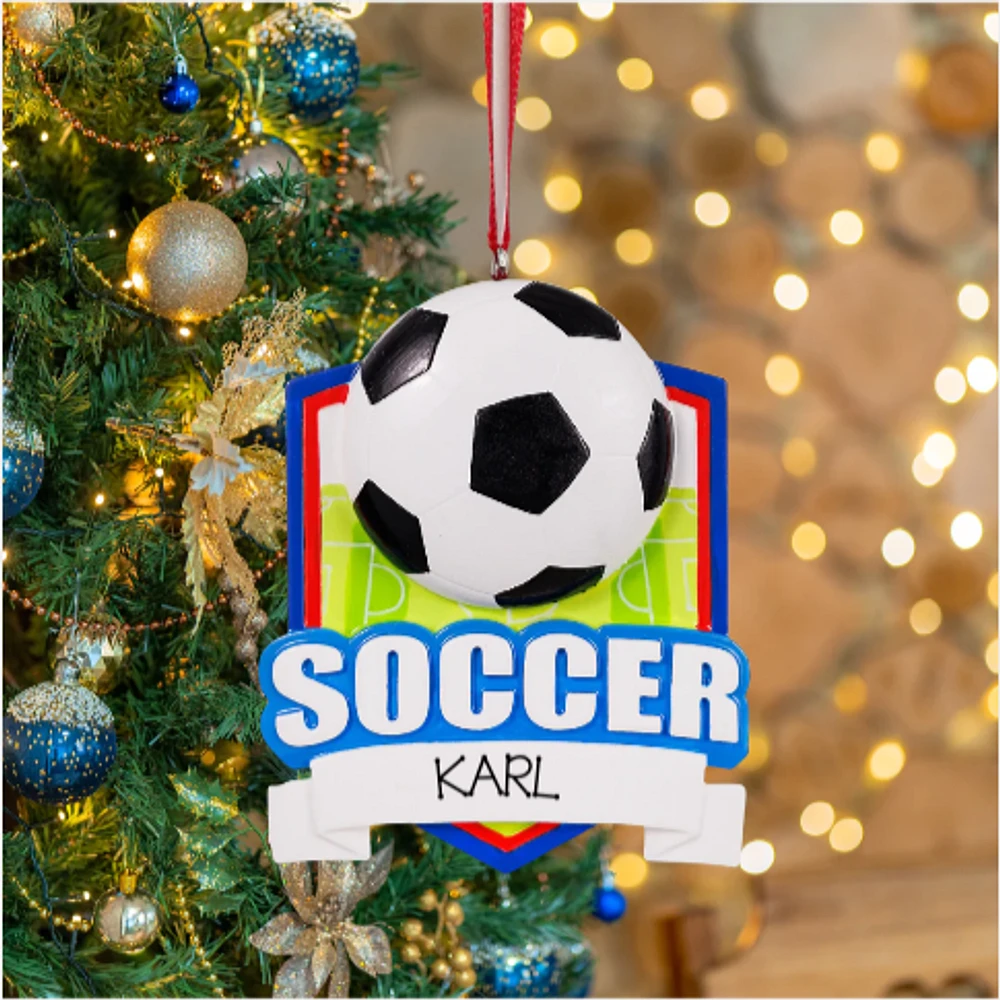 Elite Soccer Ornament