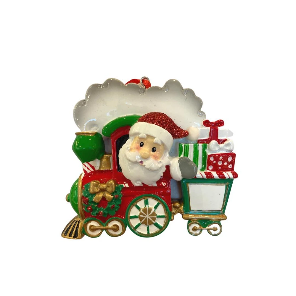 Santa train Ornament