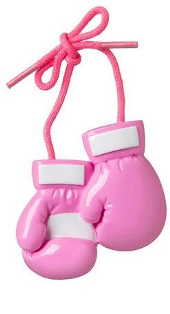 Red & Pink Boxing Gloves Ornament