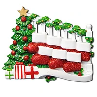 Stockings on Staircase 7 Ornament