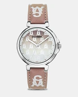 STACKED LOGO WATCH BLUSH MULTI
