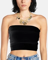 CHUNKY CHARM NECKLACE GOLD