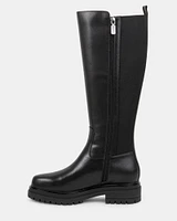 CINDY BLACK LEATHER