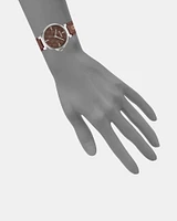 STACKED LOGO WATCH BROWN MULTI