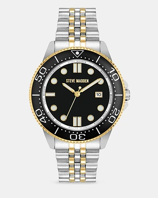 TWO TONE CLASSIC WATCH SILVER MULTI