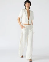 FIA BLAZER TOP WHITE