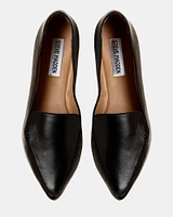 FEATHER BLACK LEATHER
