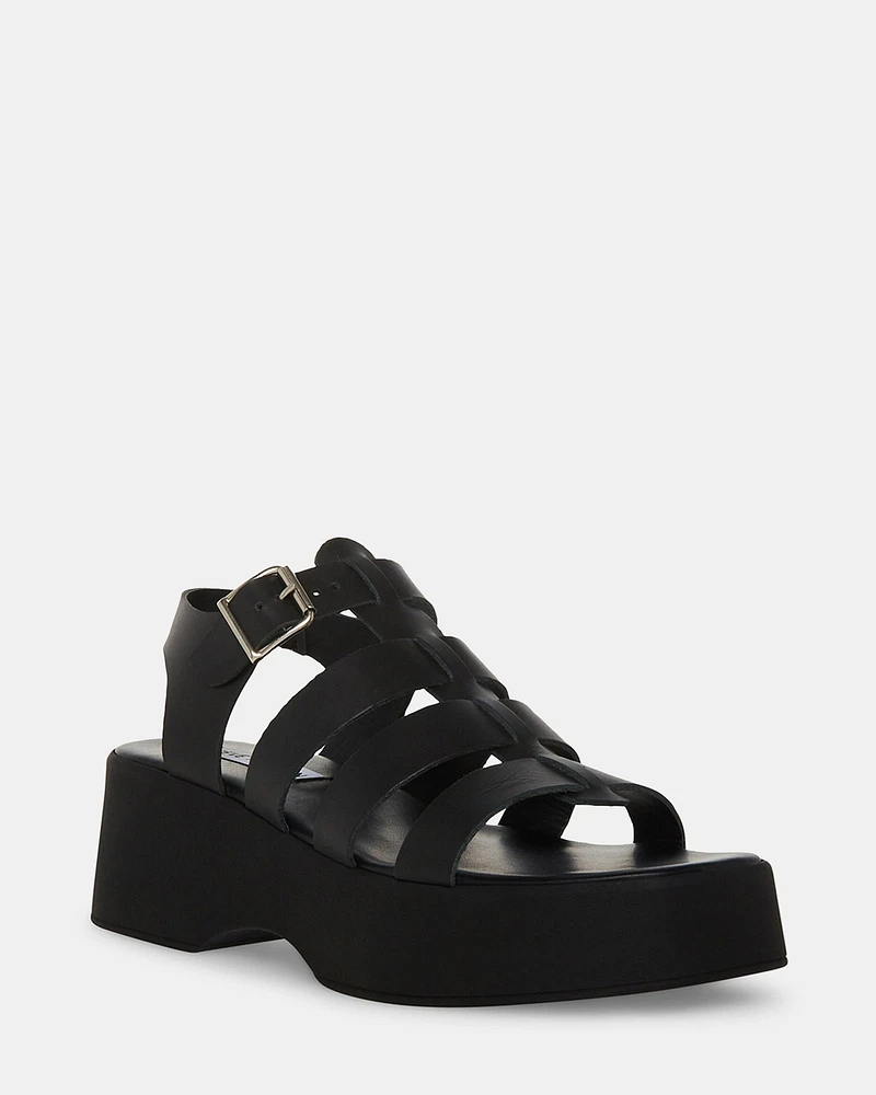 SARAI BLACK LEATHER