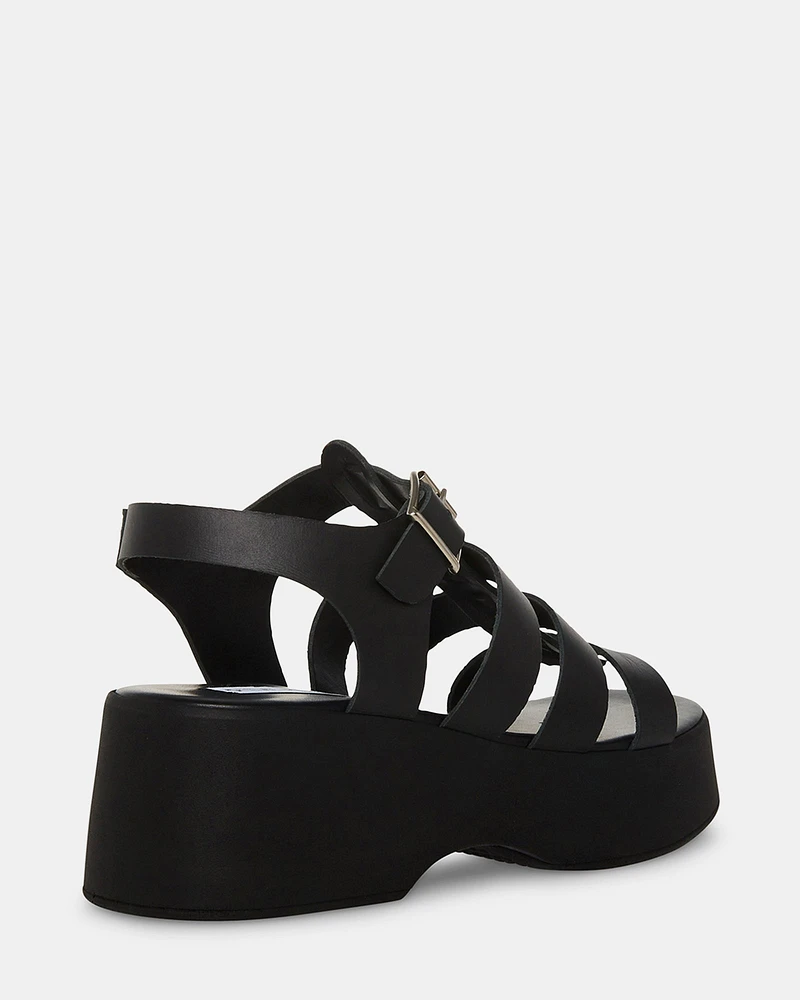SARAI BLACK LEATHER