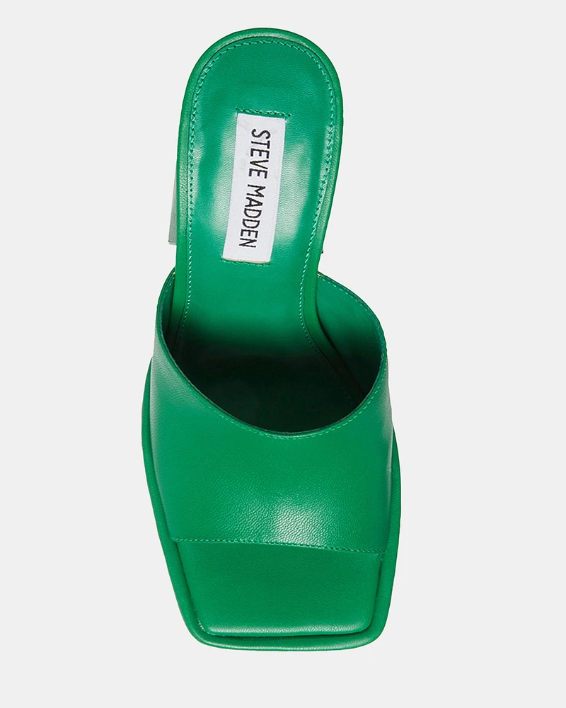 TRIXIE GREEN LEATHER