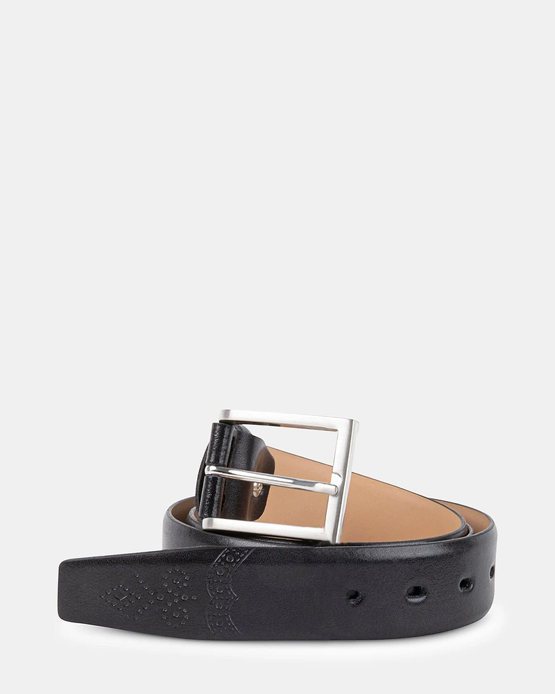 RONNIE BLACK LEATHER