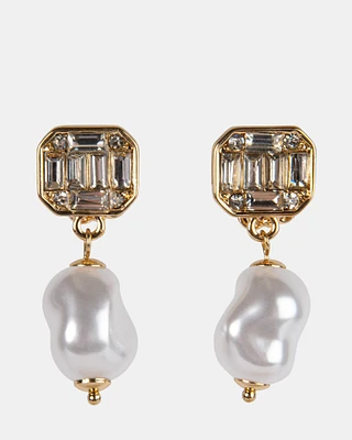PEARL EARRING GOLD