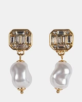 PEARL EARRING GOLD